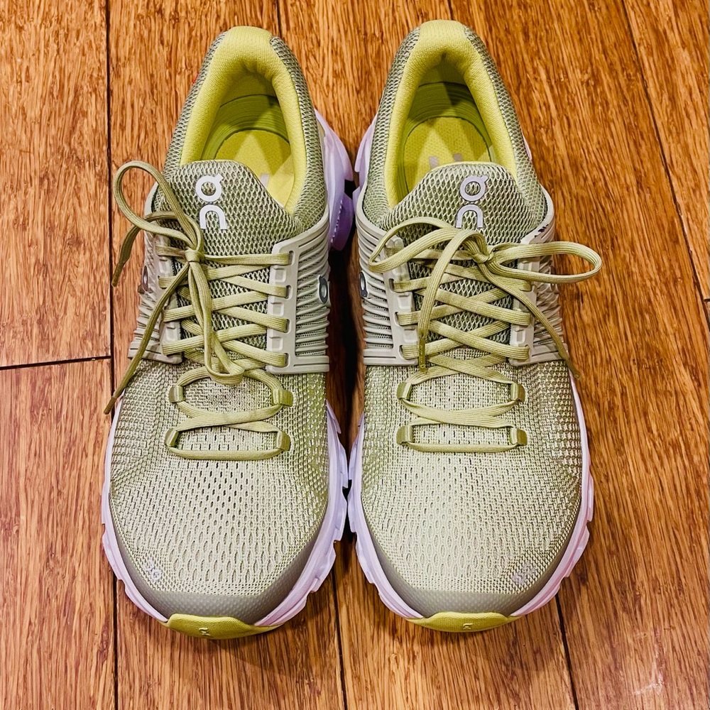 On Cloudswift Womens Lime Green Running Shoes Size US 8 M EU 39 NWOB